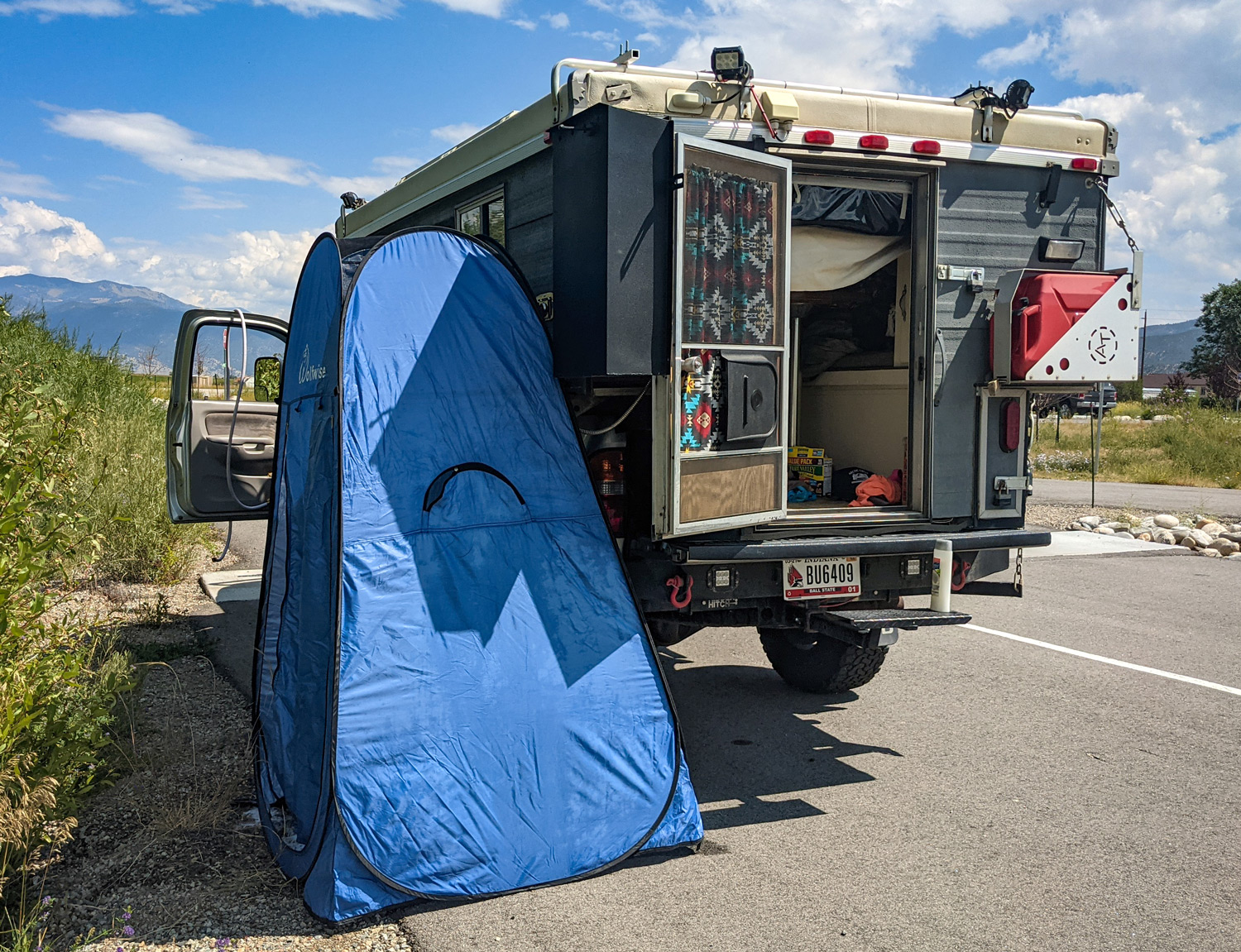 Truck Camper Outdoor Shower