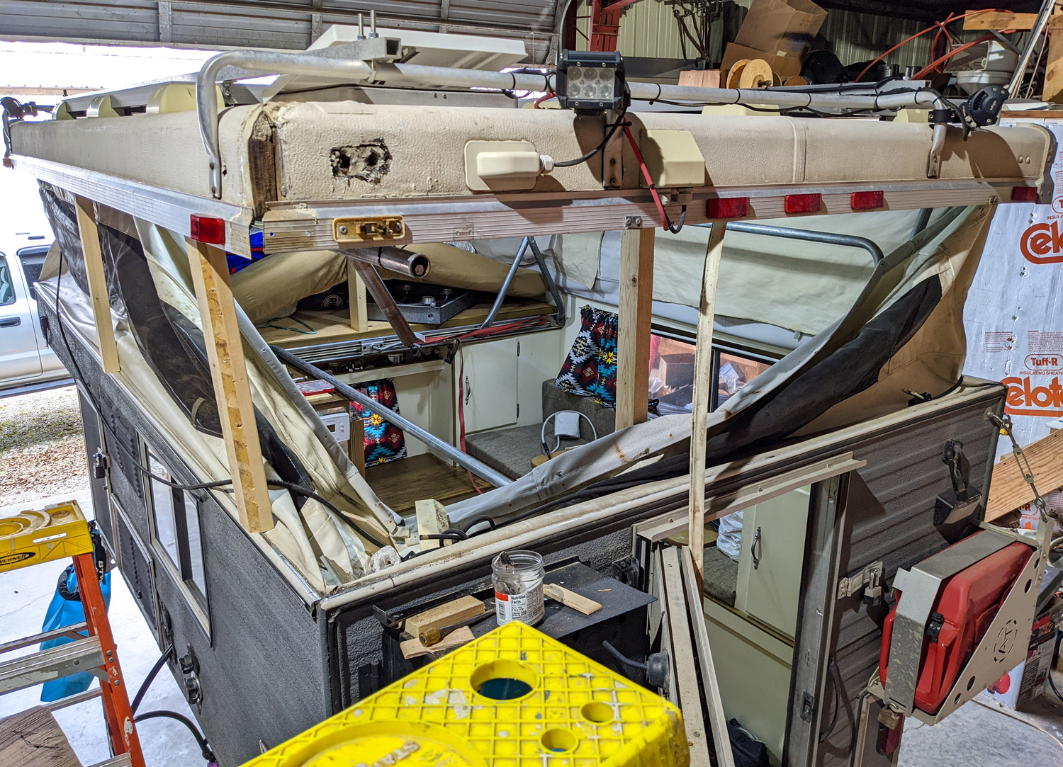 Truck Camper Roof Repair