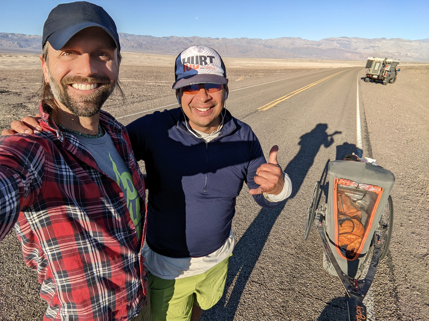 Mauricio Running Death Valley