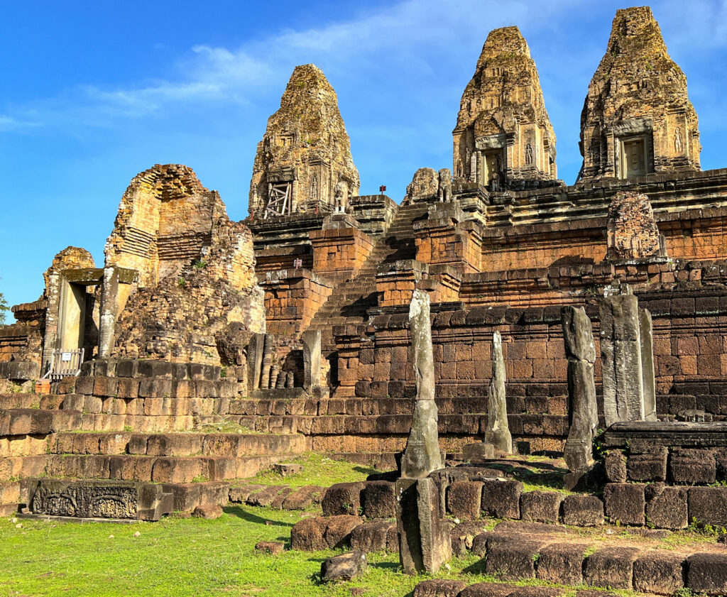 Temples at Angkor Wat.