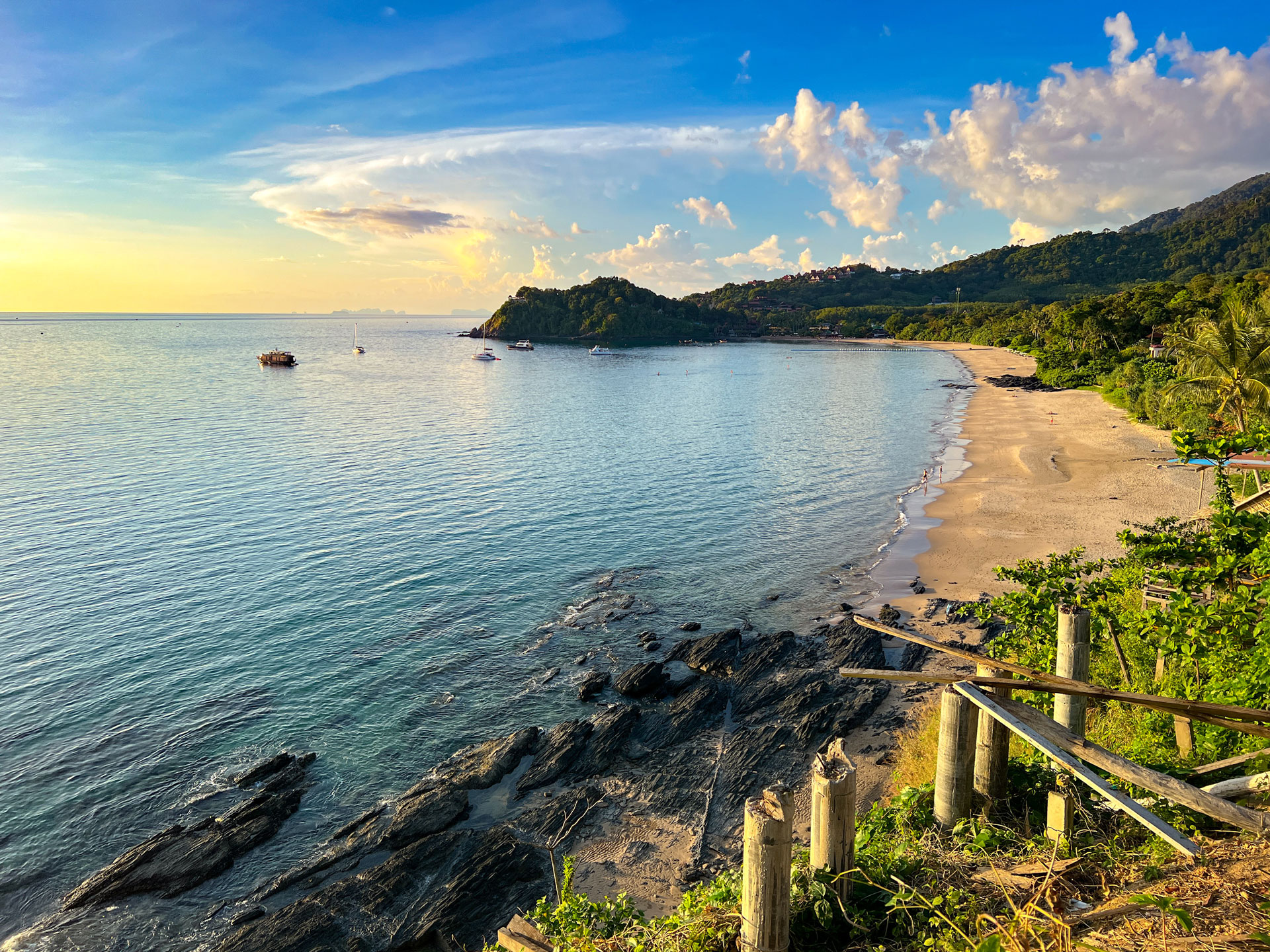 Koh Lanta beach view.