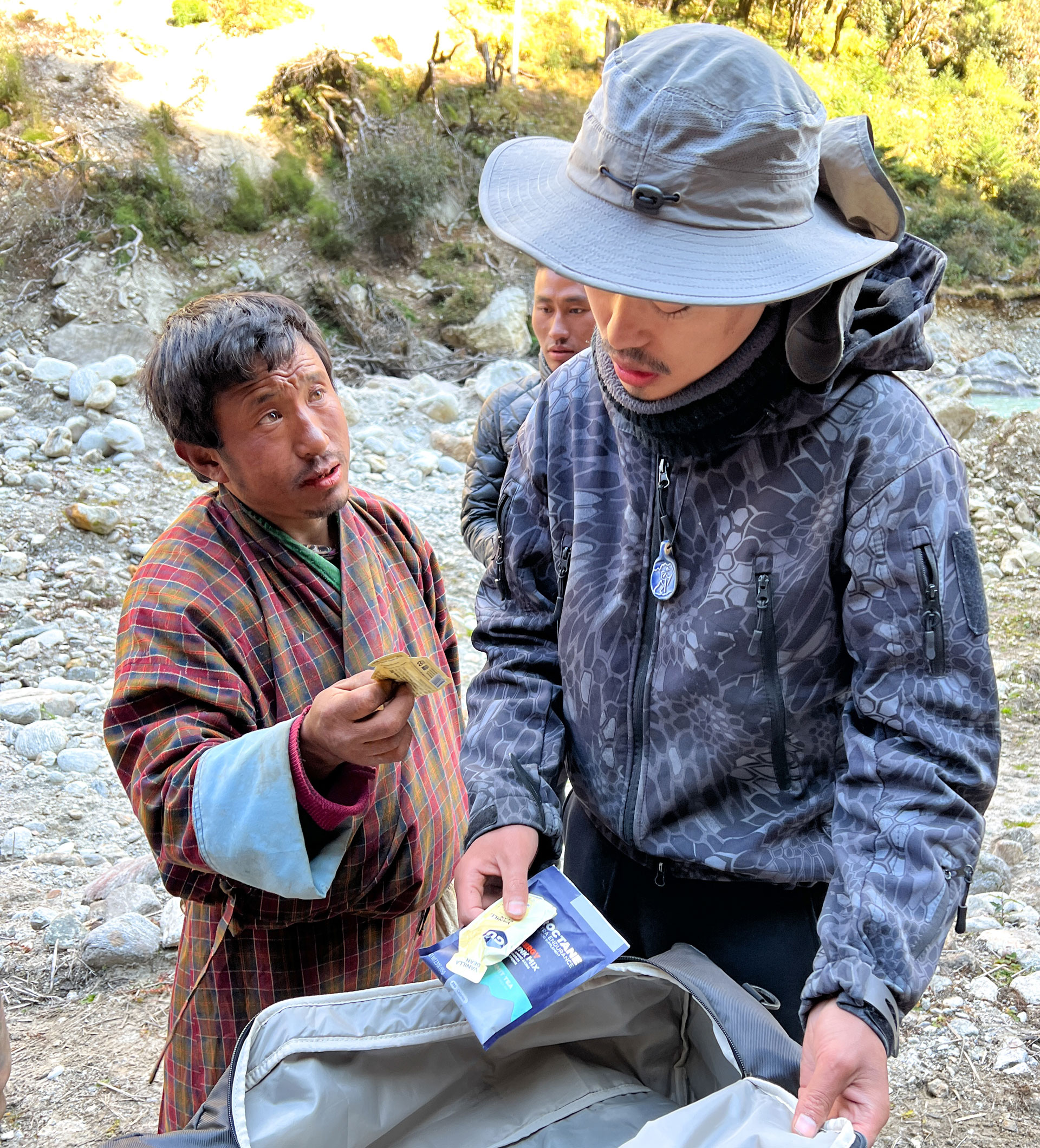 Pack animal handler in Bhutan.