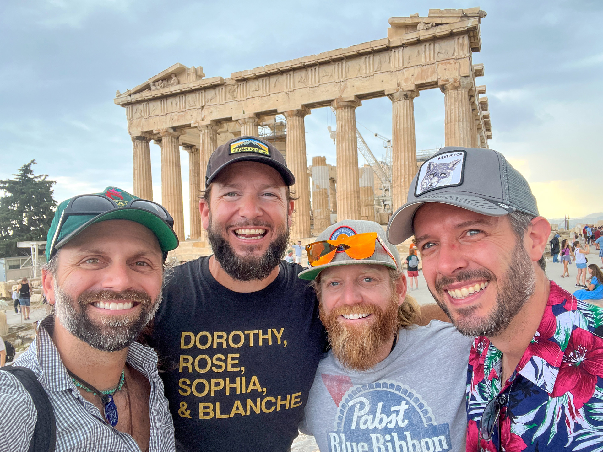 On the Athens Acropolis.