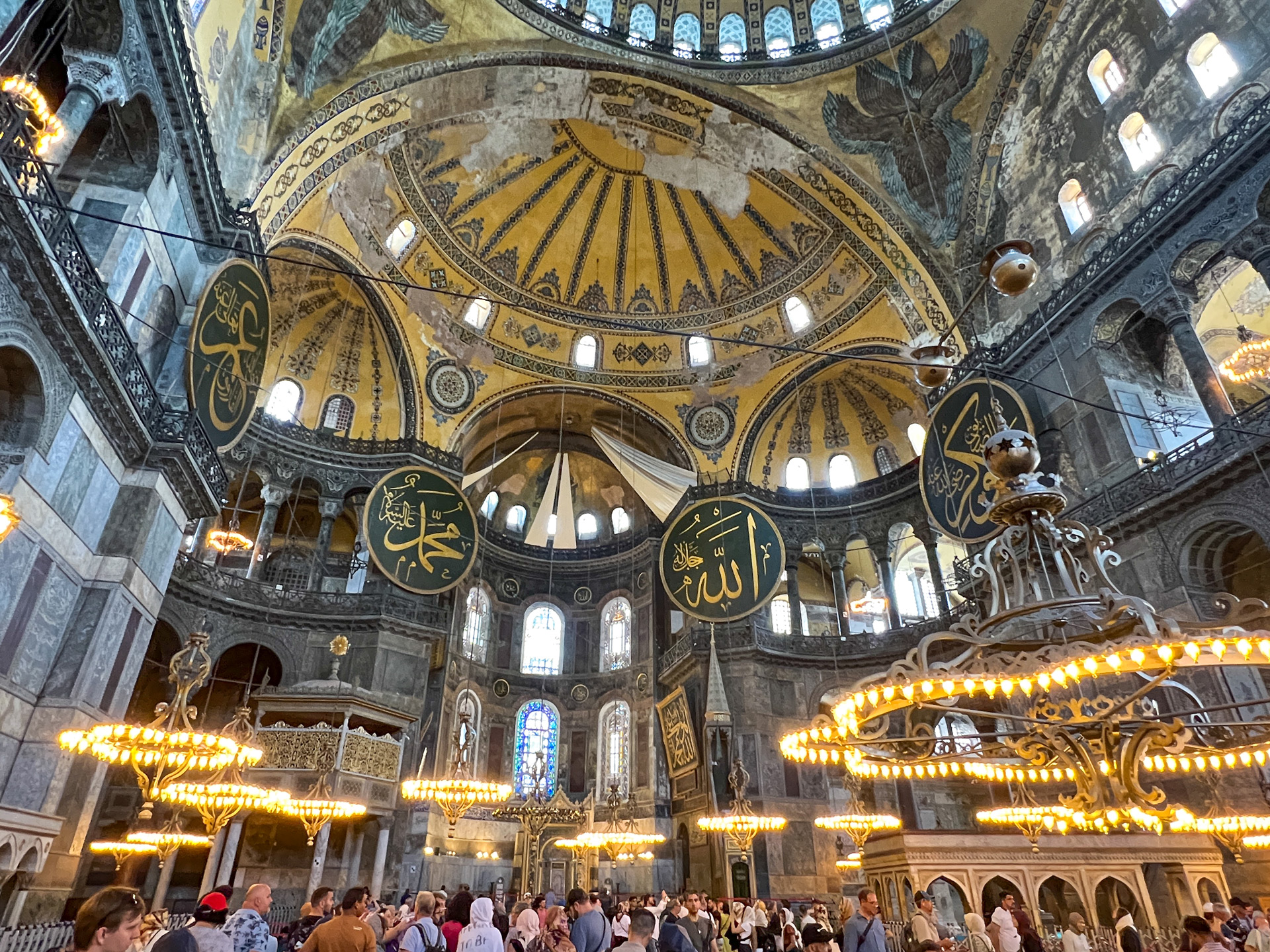 Hagia Sophia in Istanbul.