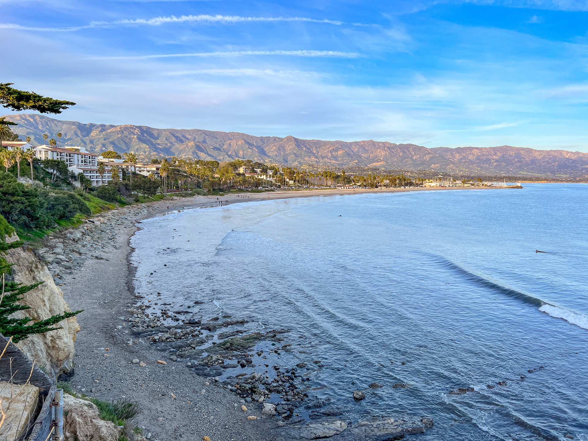 Leadbetter Beach.