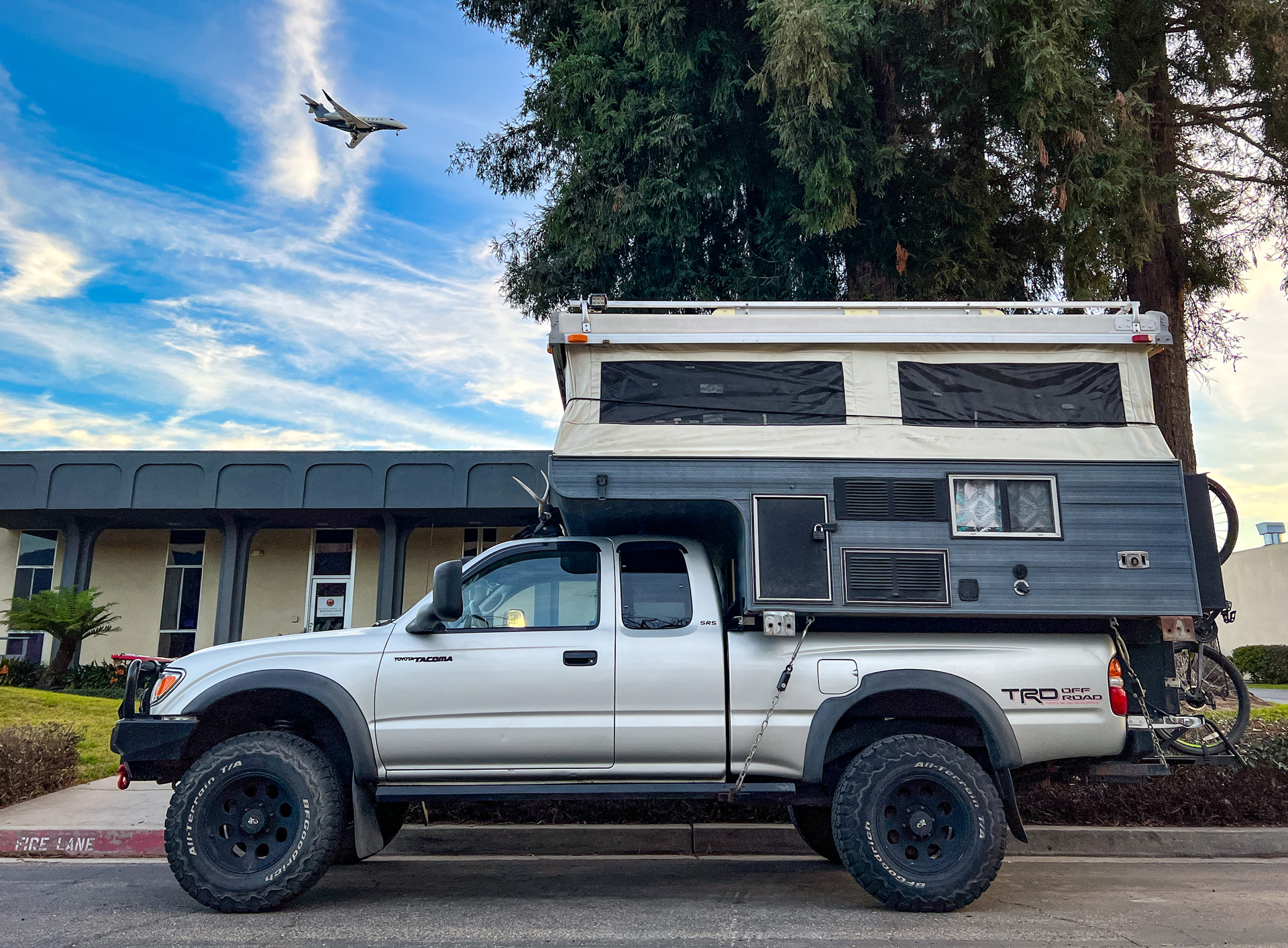 Camping in Santa Barbara.