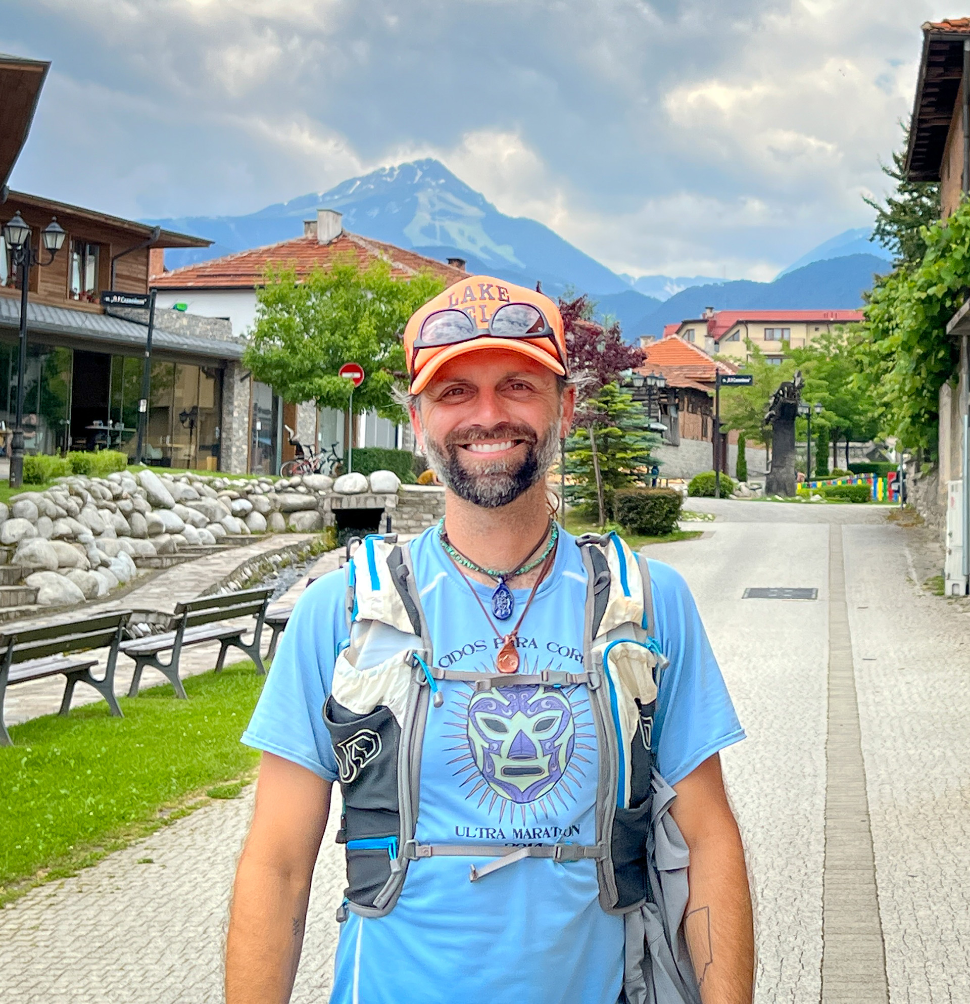 Chris in Bansko, Bulgaria.